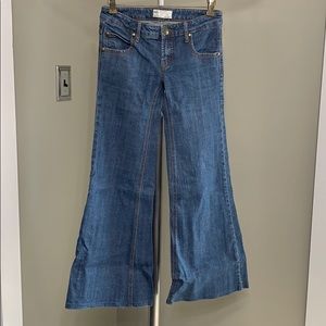 Free People ultra wide flare leg